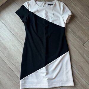 Tommy Hilfiger Black & White Zip-Up Dress | Women’s Size 8